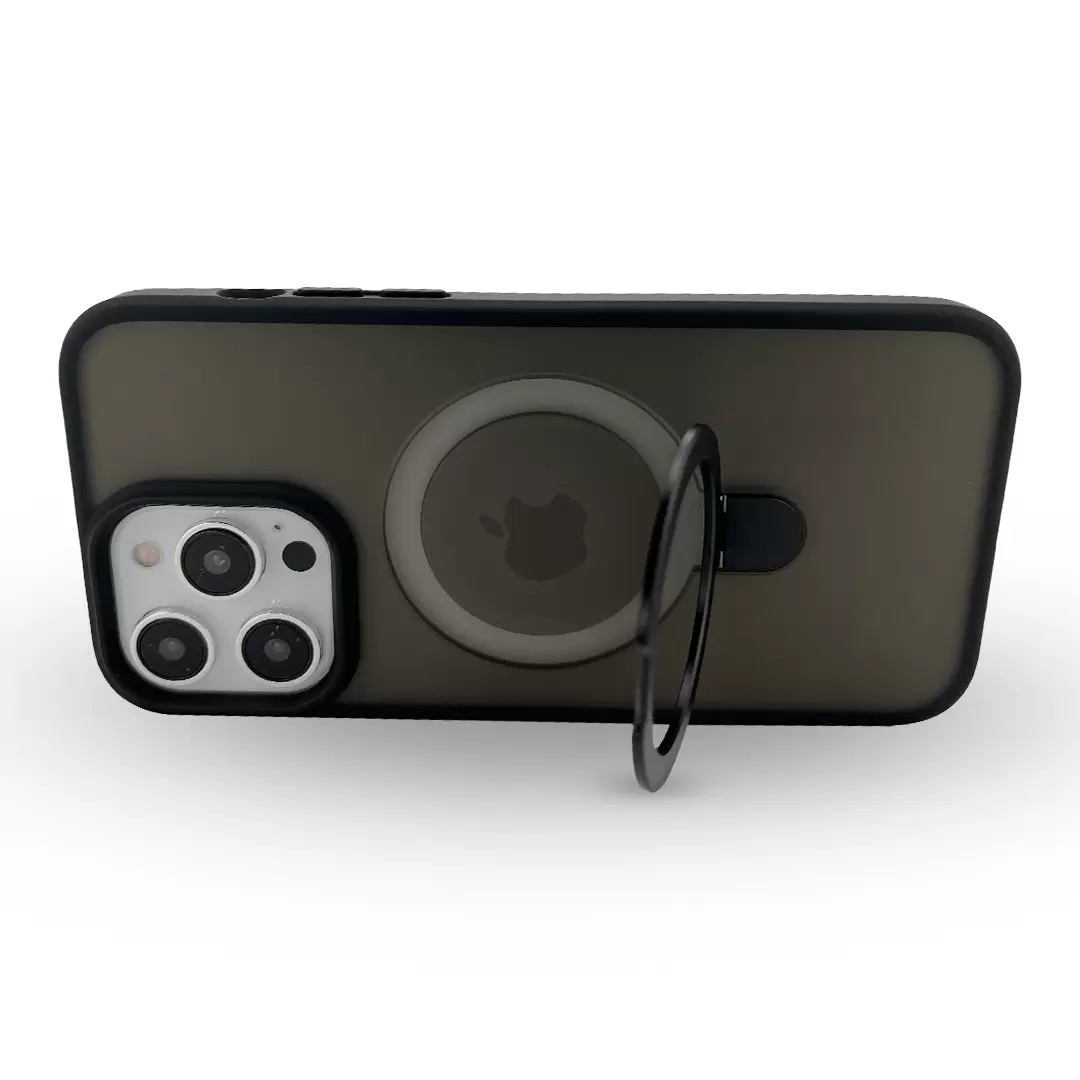 iPhone 15 Plus/iPhone 14 Plus MagSafe Cam Smoke Kickstand Black